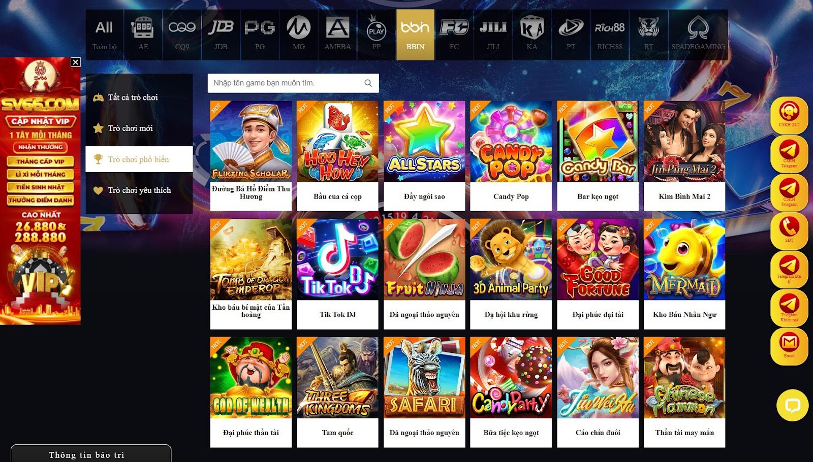 Tik Tok DJ SV66 - Tựa game Nổ Hũ cho người yêu thích Tik Tok 7 Điểm qua những sản phẩm nổ hũ hấp dẫn tại sảnh game Bbin Gaming SV66