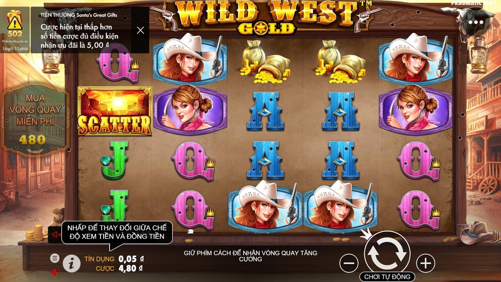 Hướng dẫn chơi game Vàng Miền Tây Hoang Dã tại SV66 