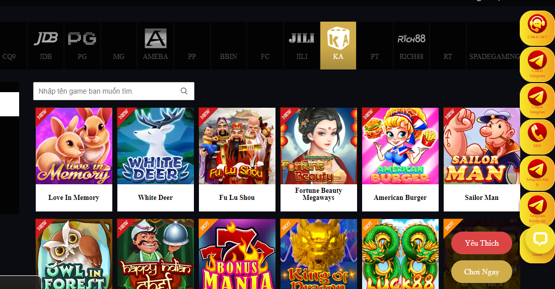 Hướng dẫn chơi SuperShot SV66 chi tiết nhất 6 KA GAMING là sảnh game được khá nhiều người lựa chọn