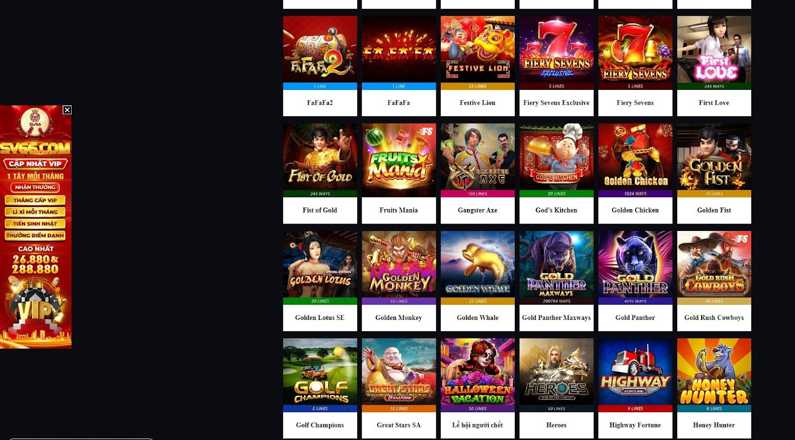 Tổng quan về Fafafa 1+2 SV66 và luật chơi chi tiết 9 Tận dụng các tính năng đặc biệt trong game tại Spadegaming