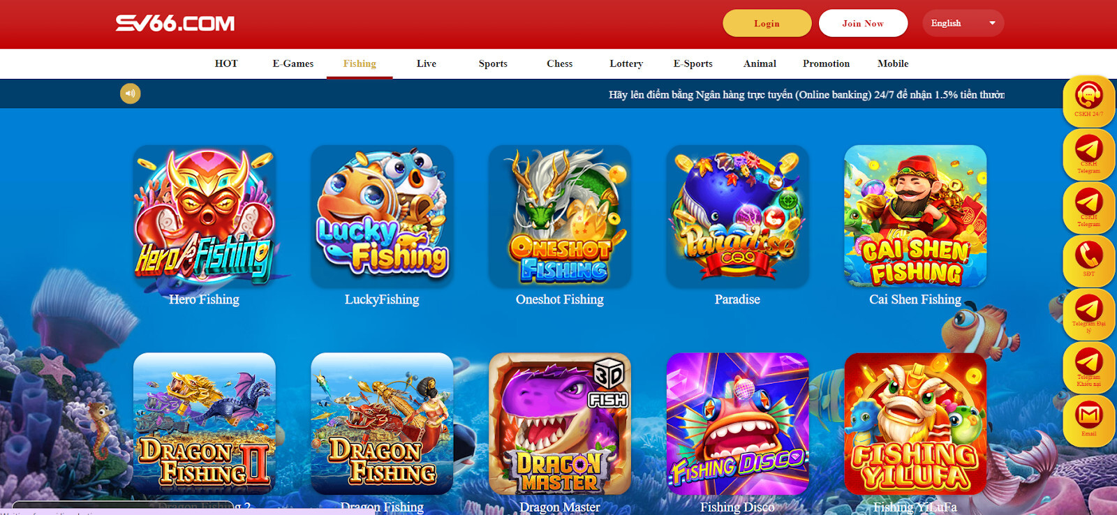 Thông tin luật chơi chi tiết game Hero Fishing SV66