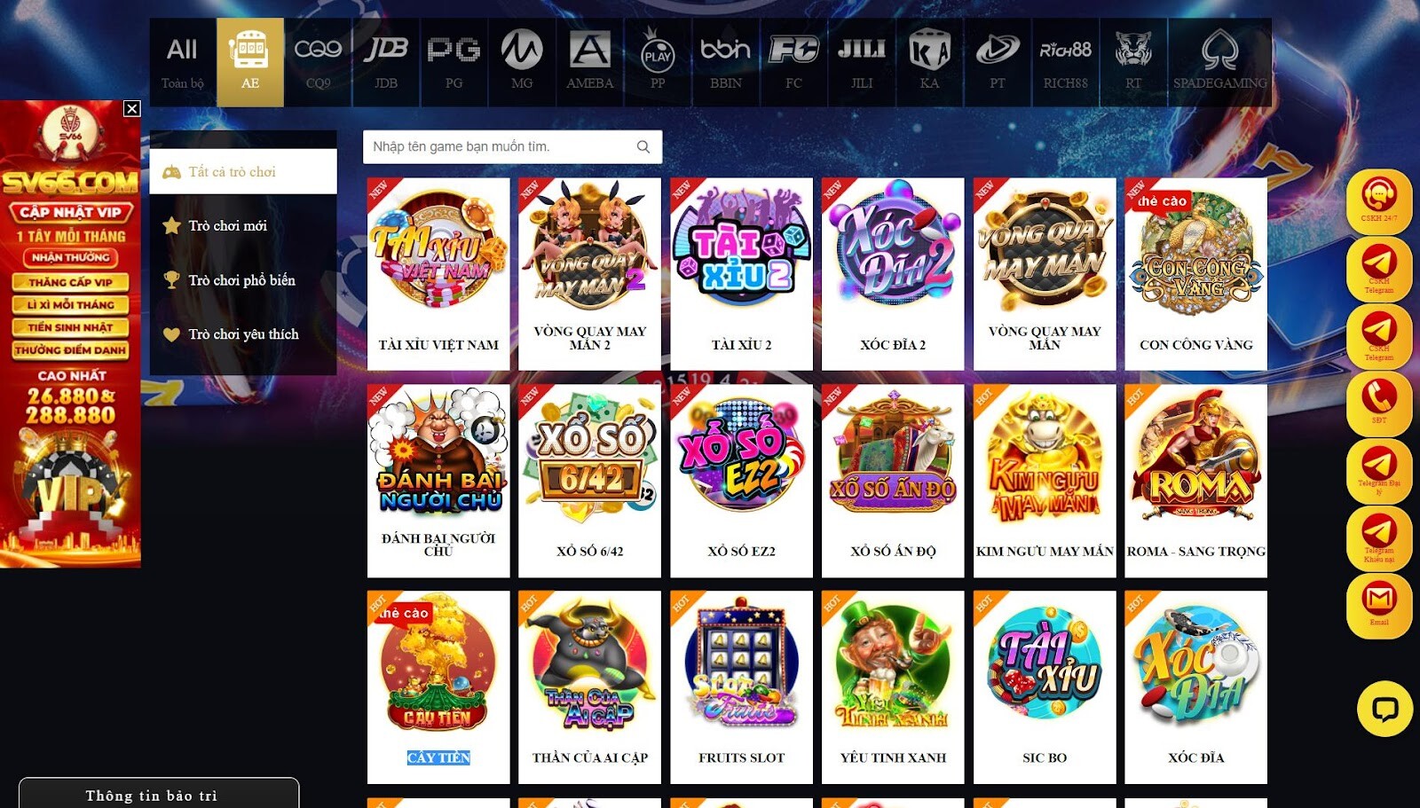 Ván cược Cây tiền tại nhà cái SV66 diễn ra nhanh chóng tiện lợi