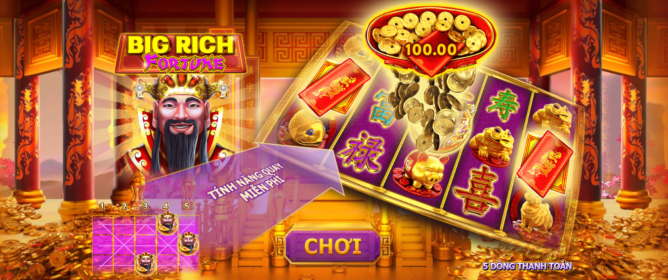 Giới thiệu game Big Rich Fortune tại SV66