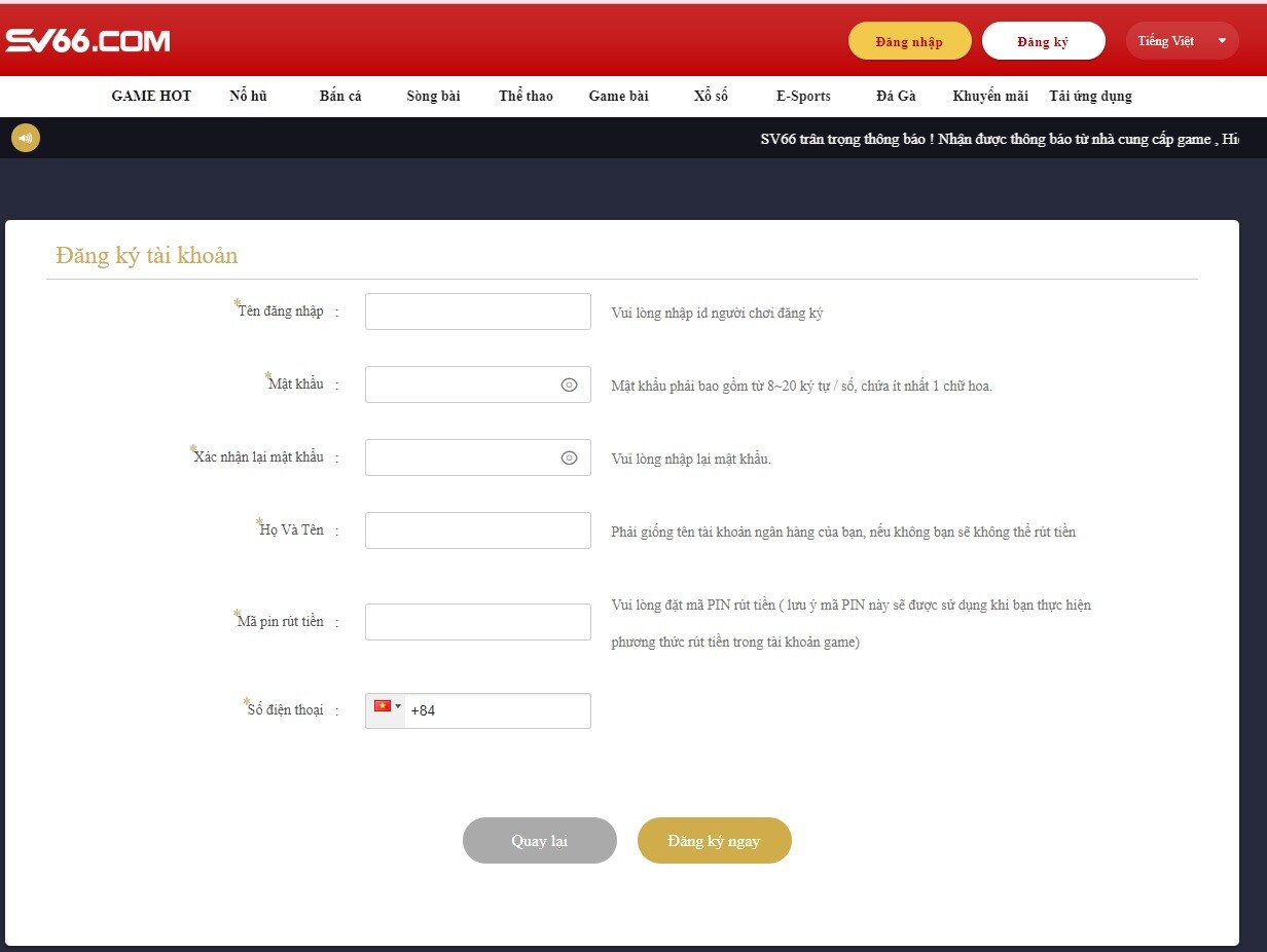 Hướng dẫn chơi game Đại Thánh Bắt Cá tại nhà cái SV66 dễ hiểu