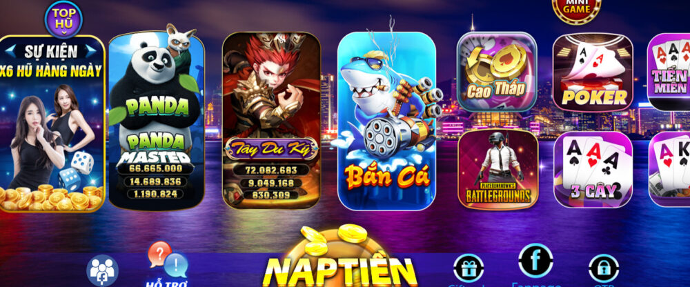 VipNoHu Club – Cổng game Casino uy tín, chất lượng 7 Cổng game VipNoHu Club có những sản phẩm game gì?