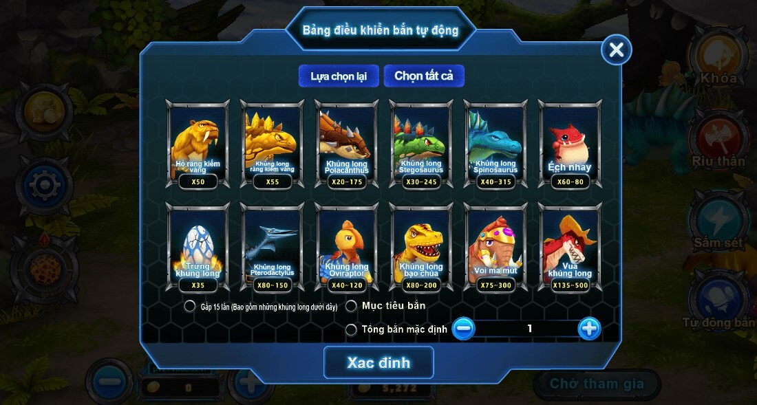 Luật chơi game bắn cá Truyền thuyết Săn Rồng SV66 8 Mỗi sinh vật trong Truyền thuyết Săn Rồng SV66 sẽ mang giá trị thưởng khác nhau