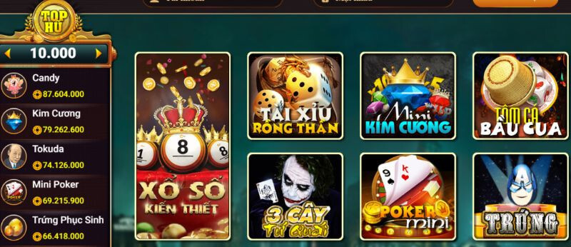 Sun999 Club - Cổng game cá cược uy tín nhất hiện nay 8 Sun999 Club có nhiều trò chơi đa dạng, phong phú