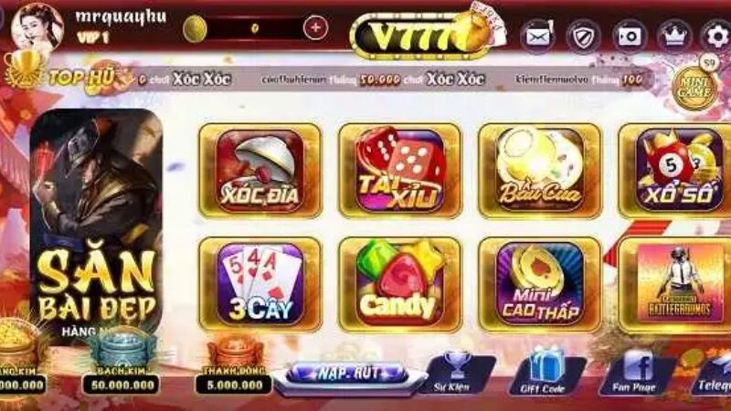 V7777 Club - chơi ngay để tận hưởng dịch vụ đỉnh cao 8 Chuyên mục game bài chơi ngay đổi thưởng siêu đặc sắc