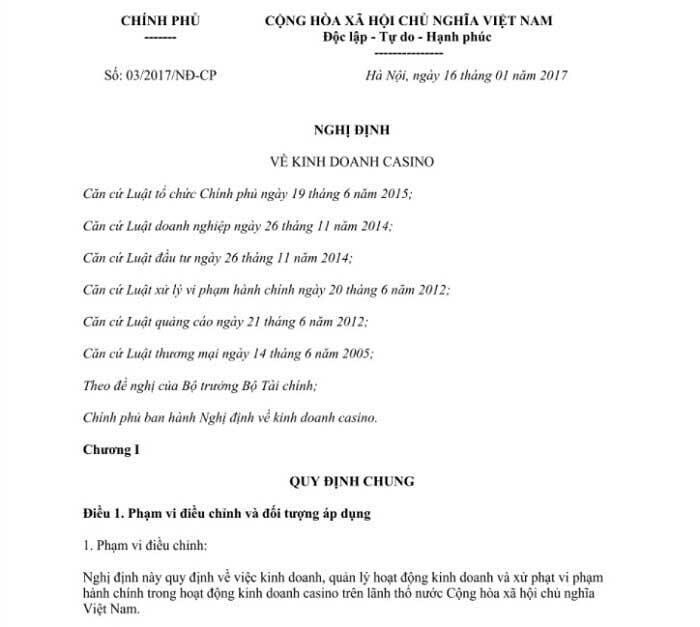 Hợp pháp hóa Casino trực tuyến ở Việt Nam như thế nào?