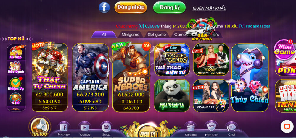 Choáng Club – Khám phá cổng game mới chất lượng nhất 6 Choáng Club có game gì hấp dẫn?