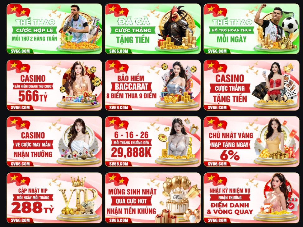 Hướng dẫn đăng ký SV66 dễ dàng - đơn giản cho người mới 10 Chương trình khuyến mãi SV66